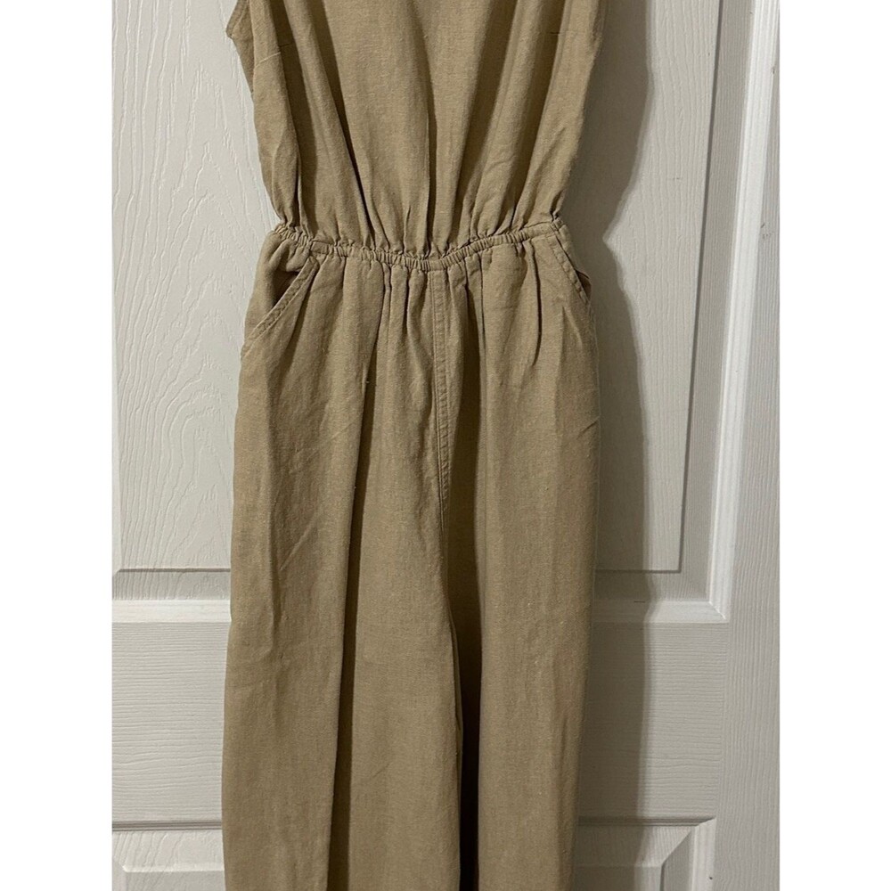 Target Tan Sleeveless Jumpsuit